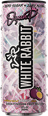 *White Rabbit Queen P Passionfruit Kratom Seltzer