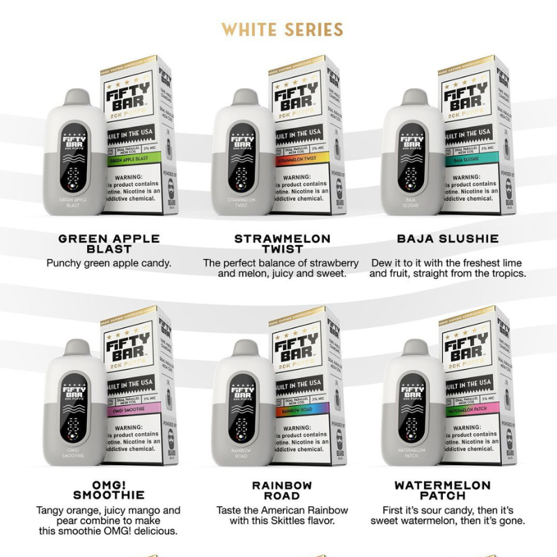 FIFTY BAR 20K WHITE SERIES