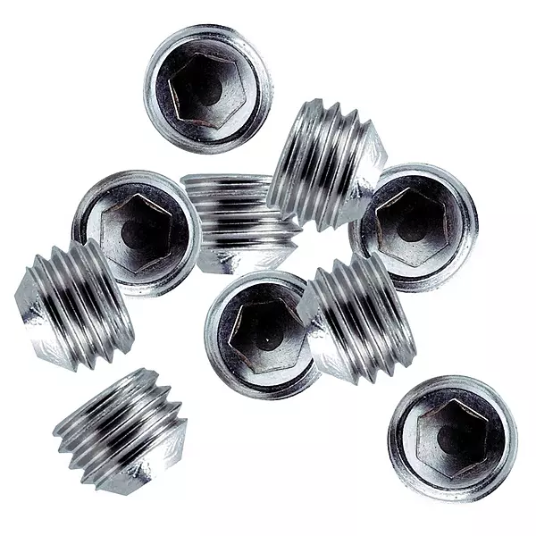 Whitecap ¼-28 Thread SS Set Screws - 10 Pack
