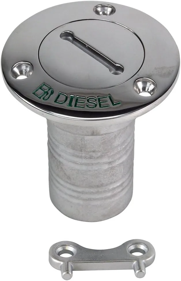 Whitecap Hose Deck Fill - 2" Hose - Diesel