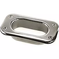 WHITECAP 6128C 316 S.S. Hawse Pipe - 4" x 2"