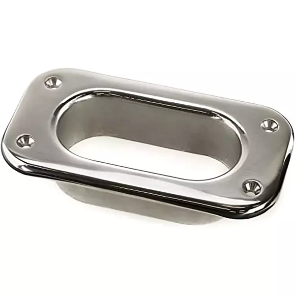 WHITECAP 6128C 316 S.S. Hawse Pipe - 4" x 2"