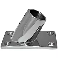 Whitecap 316 Stainless Steel 60 Deg Rectangular Base 1''