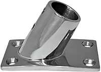 Whitecap 316 Stainless Steel 60 Deg Rectangular Base 1''