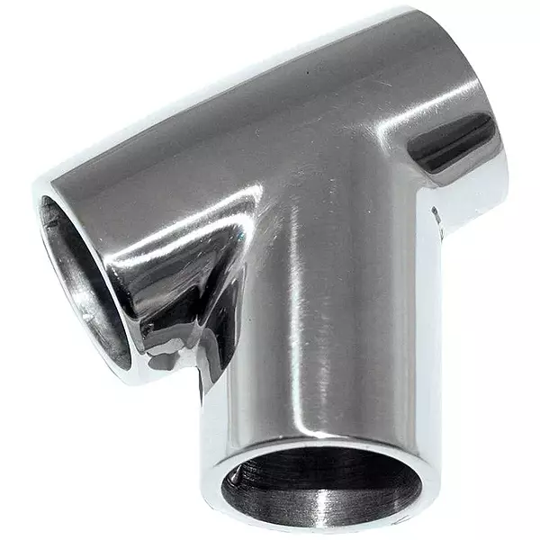 316 Stainless Steel 60 Deg Universal Tee 1" (WHITECAP 6193C)