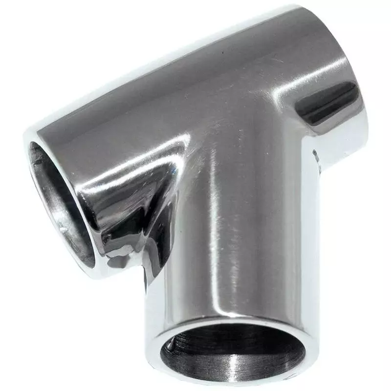316 Stainless Steel 60 Deg Universal Tee 1" (WHITECAP 6193C)