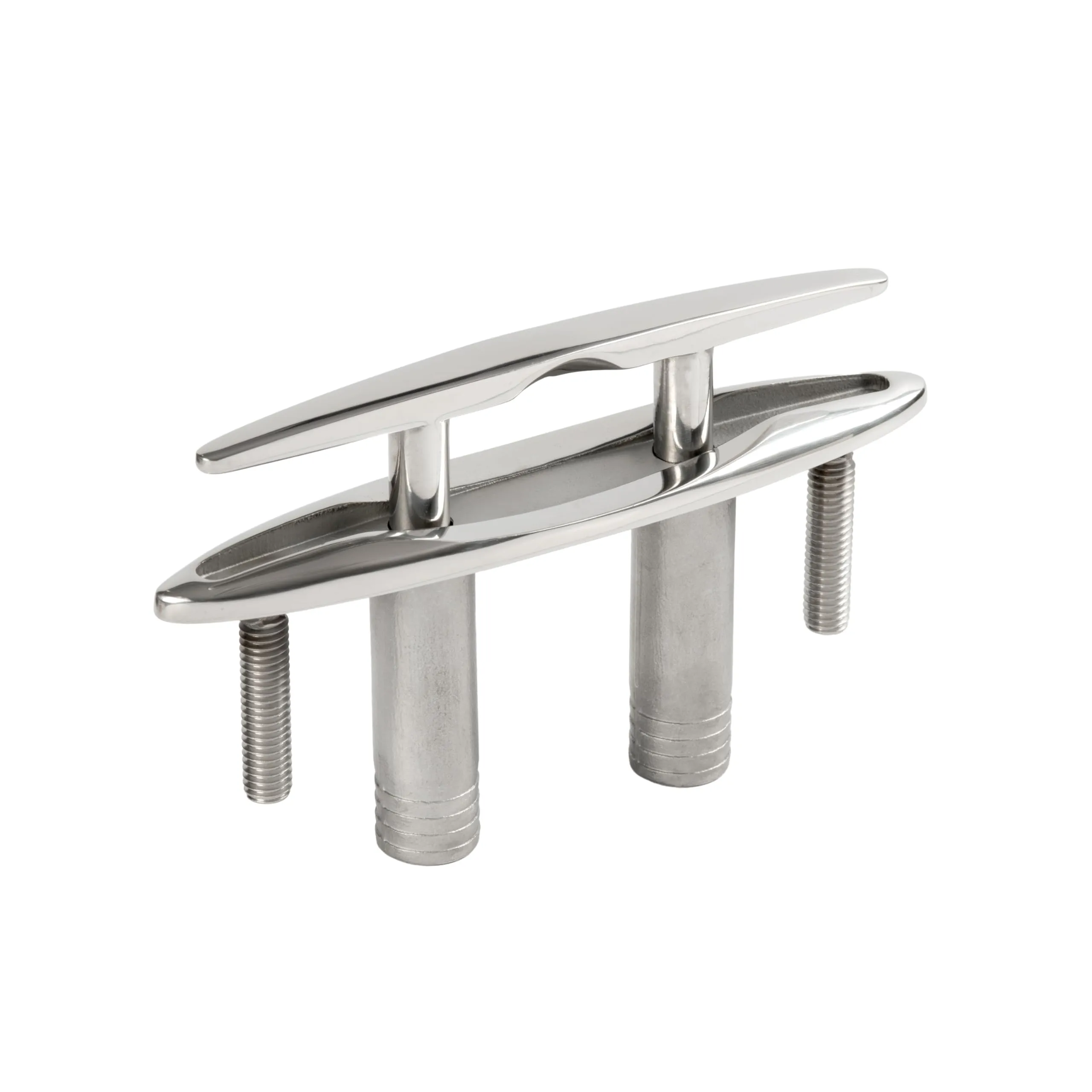 Whitecap 316 Stainless Steel Pull-Up Cleat 6 in Bluewater