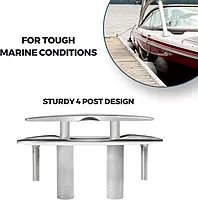 Whitecap Pull Up Stainless Steel Cleat - 6"