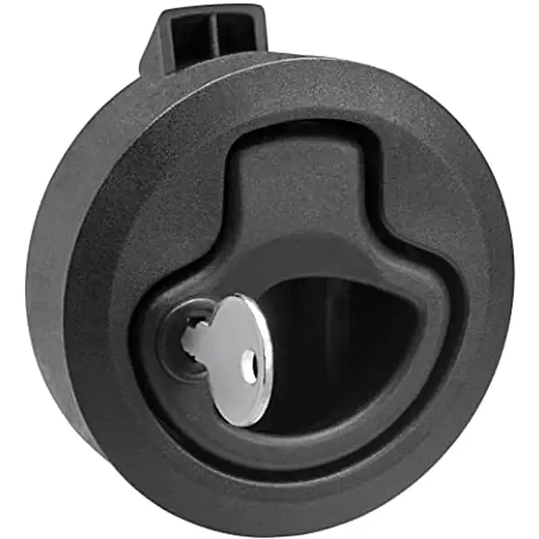 Whitecap 3228BC Black Nylon Locking Slam Latch