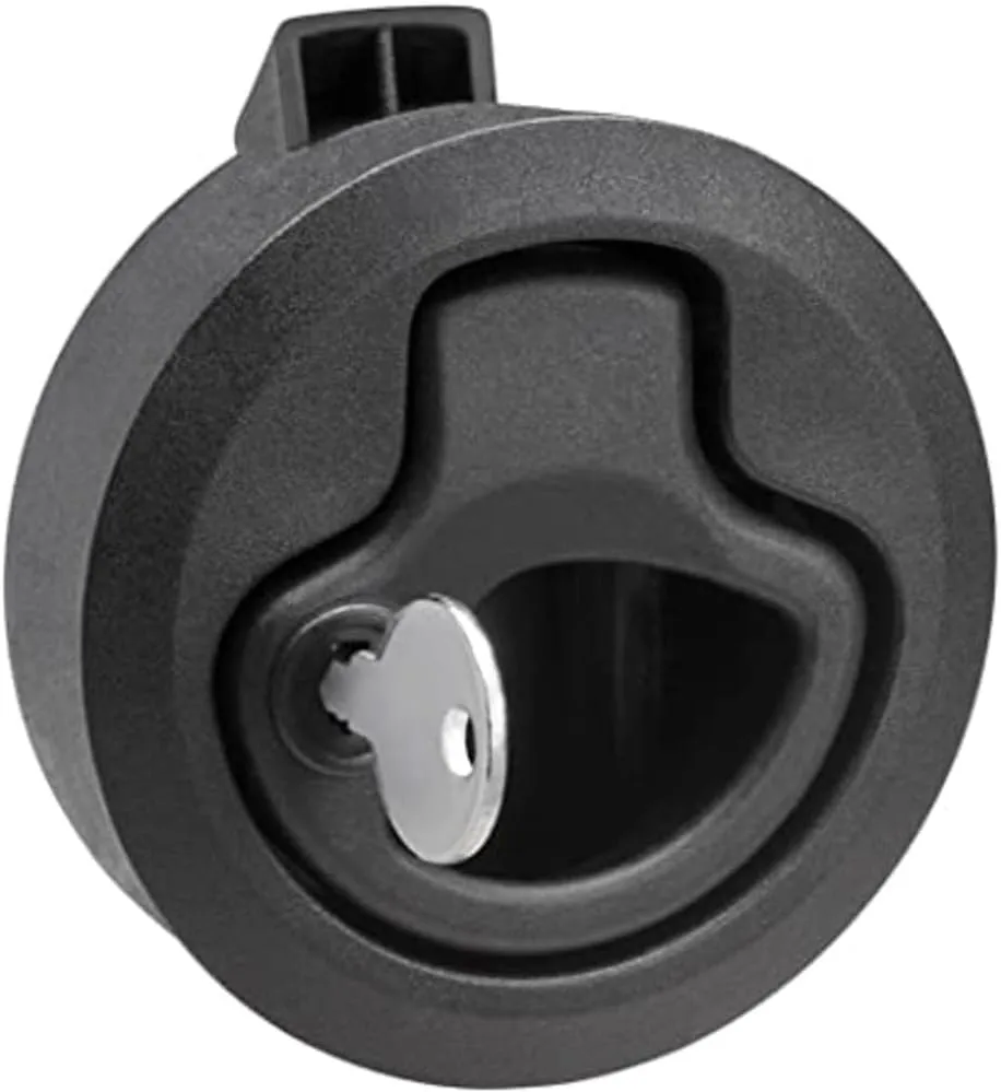 Whitecap 3228BC Black Nylon Locking Slam Latch