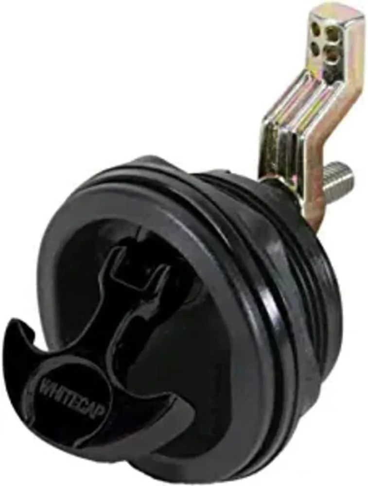 Whitecap 3230BC Nylon Non-Locking T-Handle - Black 4H x 6L x 4W