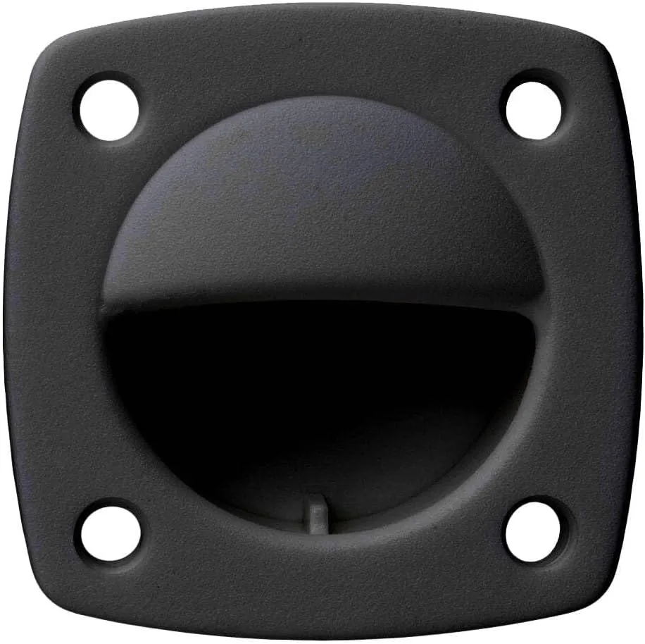 Whitecap 3360BC Nylon Flush Pull - 2-1/4", Black