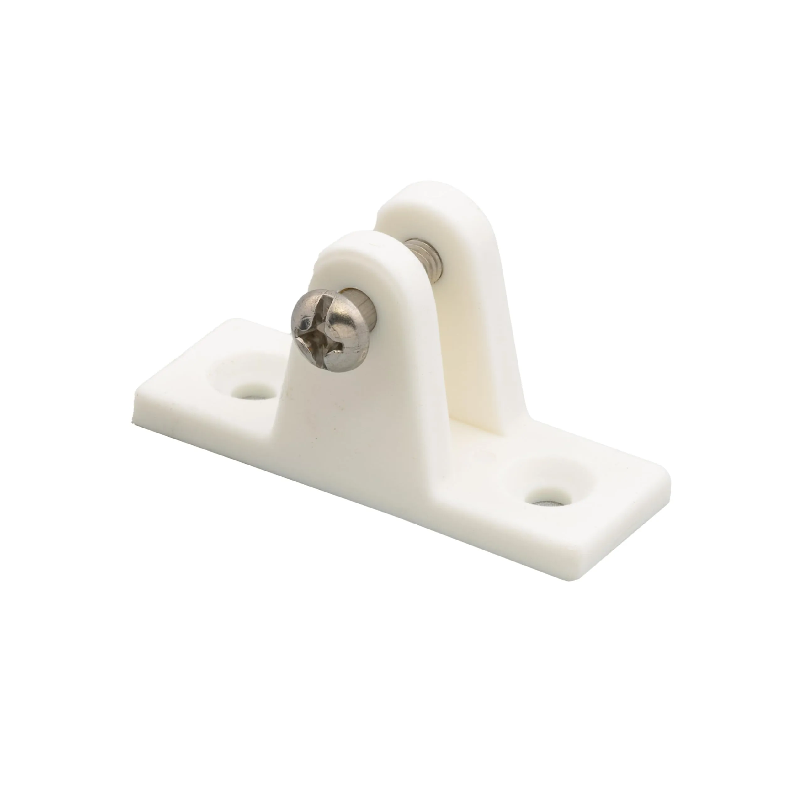 WHITECAP 3405WP Large Nylon 90° Deck Hinge - White, Pair
