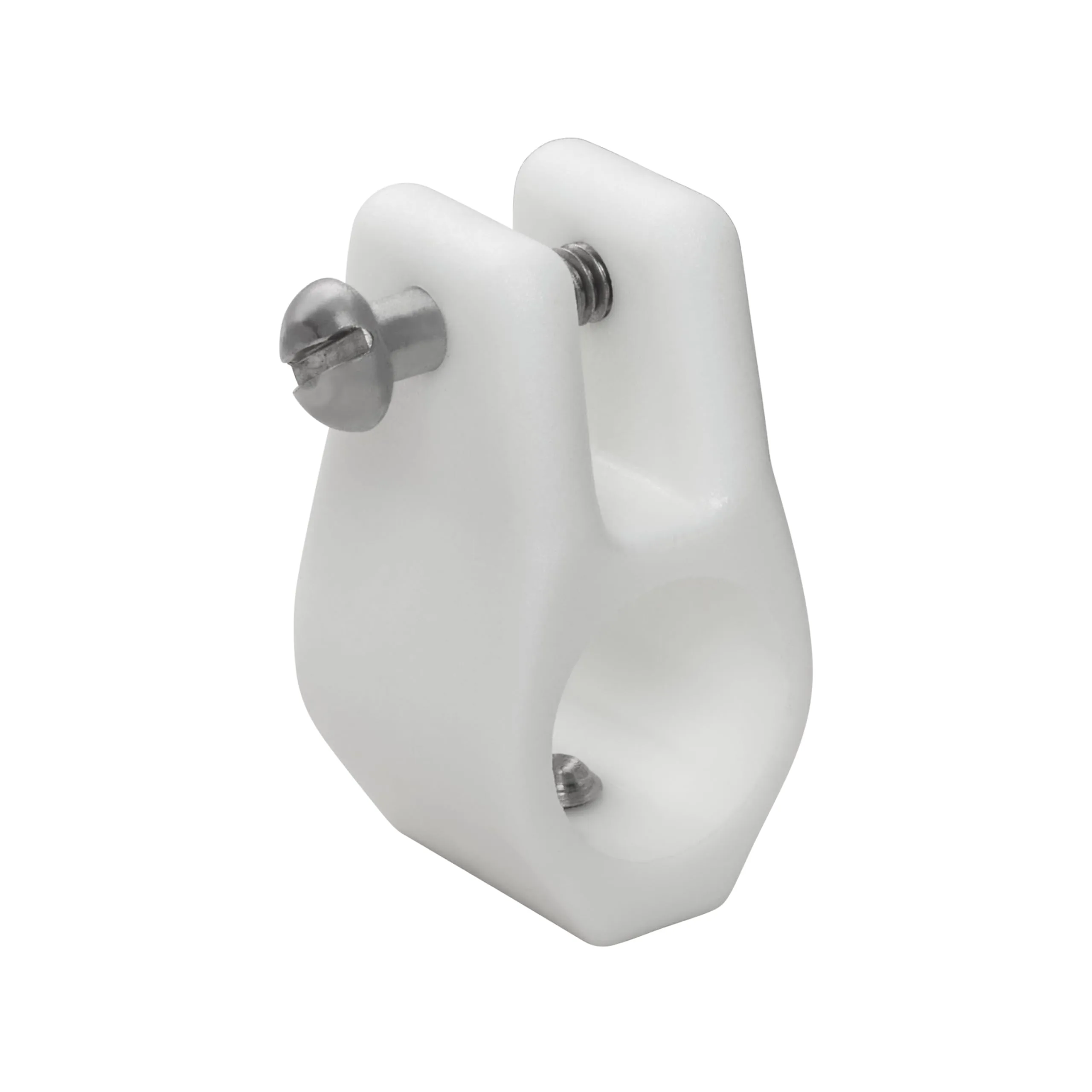 Whitecap 3406WP Nylon Jaw Slide for 3/4" Round Tubing - White