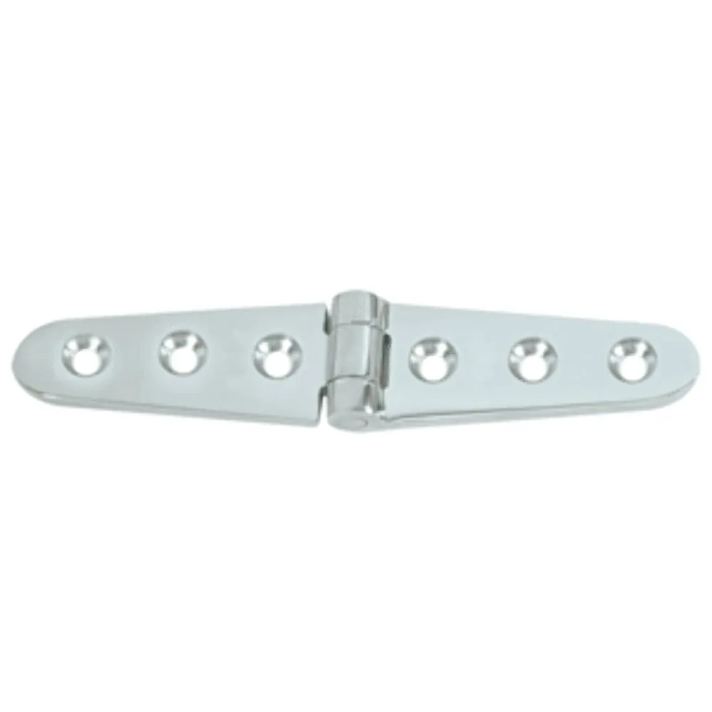 Whitecap 3430BP Nylon Side Mount/Slide Deck Hinge for 0.850 Track - Black, Pair