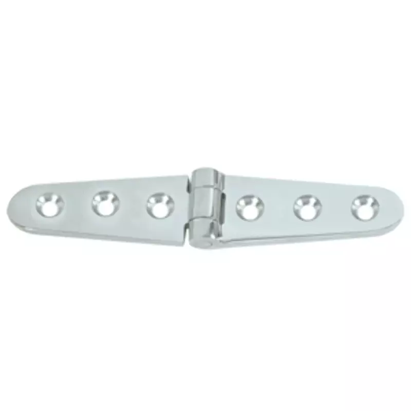 Whitecap 3430BP Nylon Side Mount/Slide Deck Hinge for 0.850 Track - Black, Pair