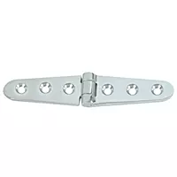 Whitecap 3430BP Nylon Side Mount/Slide Deck Hinge for 0.850 Track - Black, Pair