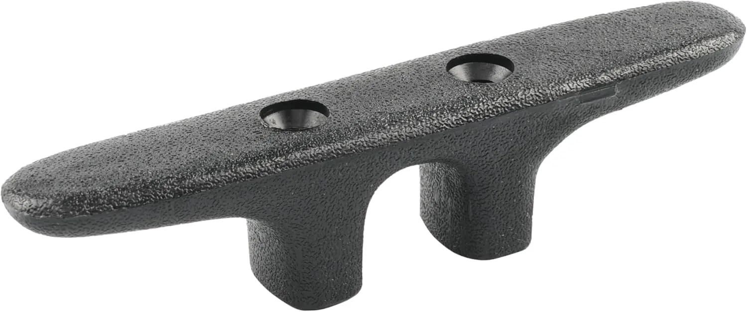 Whitecap 3433BP Black Nylon Cleats, Pair - 4-1/4" Length