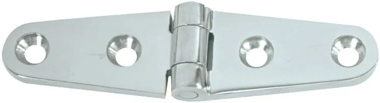 Whitecap 3428BP Angled Nylon Deck Hinge - Black, Pair