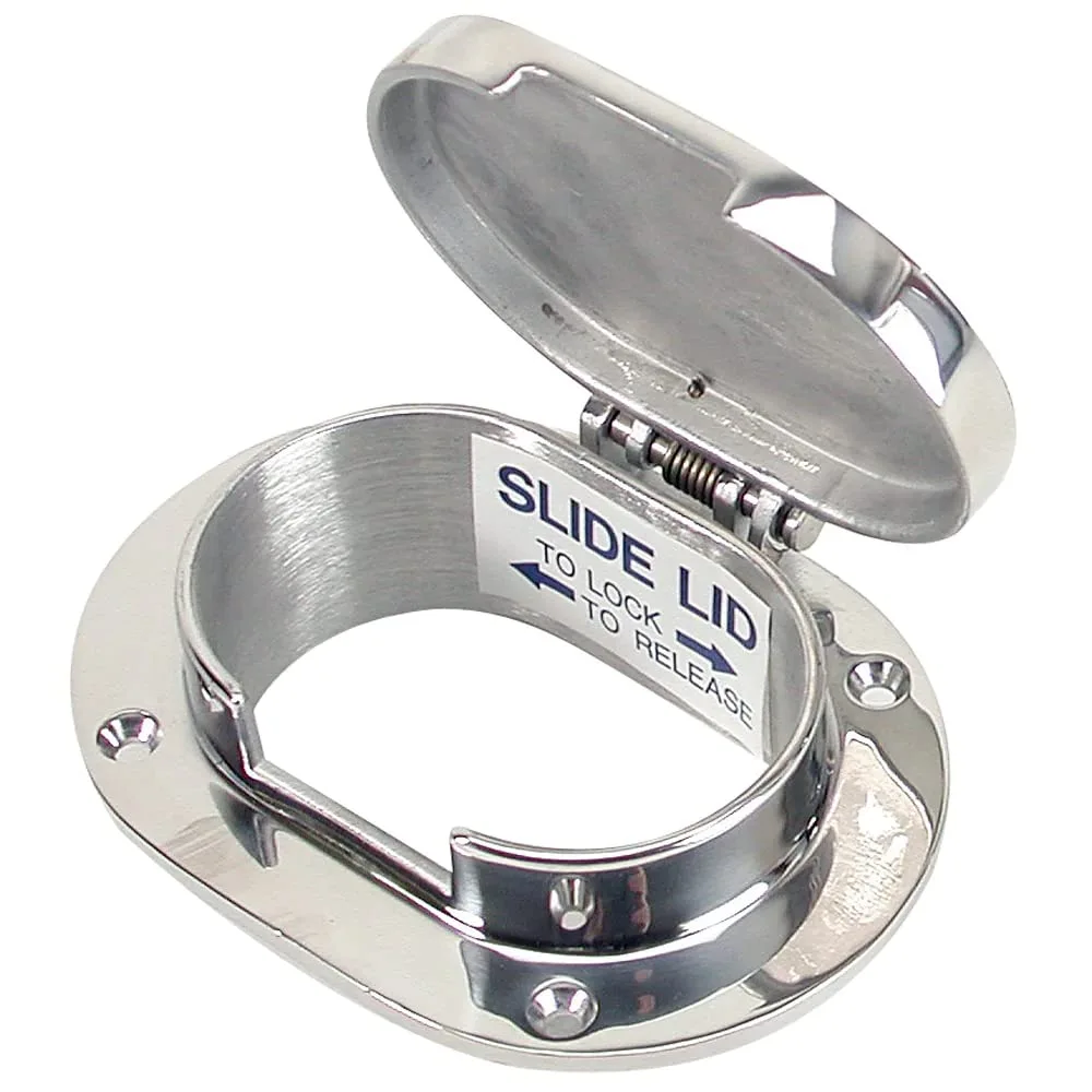 Whitecap Chain & Rope Deck Pipe 3-7/8" x 2-1/4" Opening