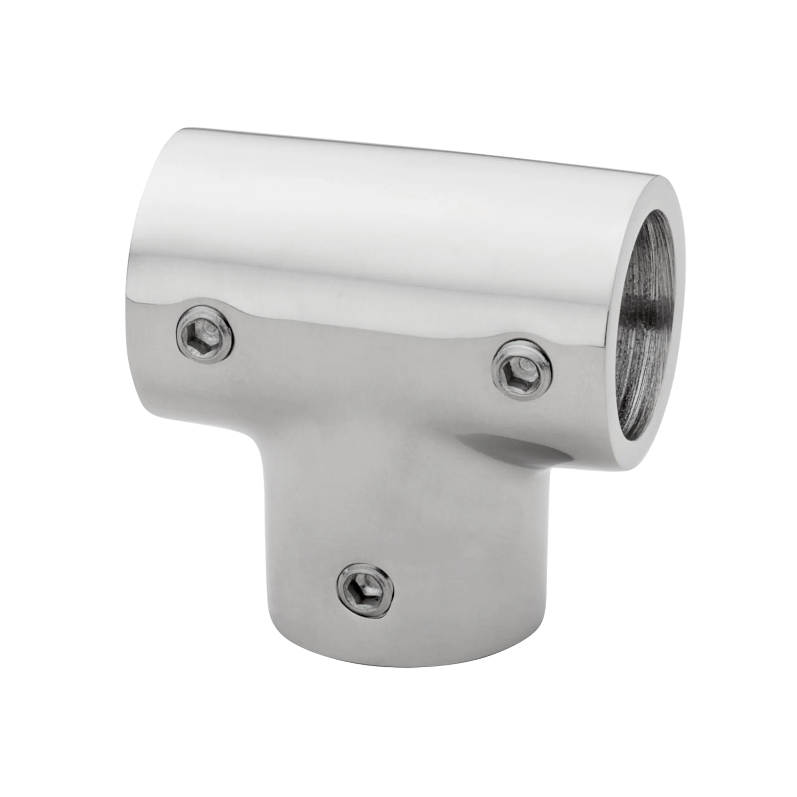 Whitecap 7/8 in 90° Stainless Steel Tee