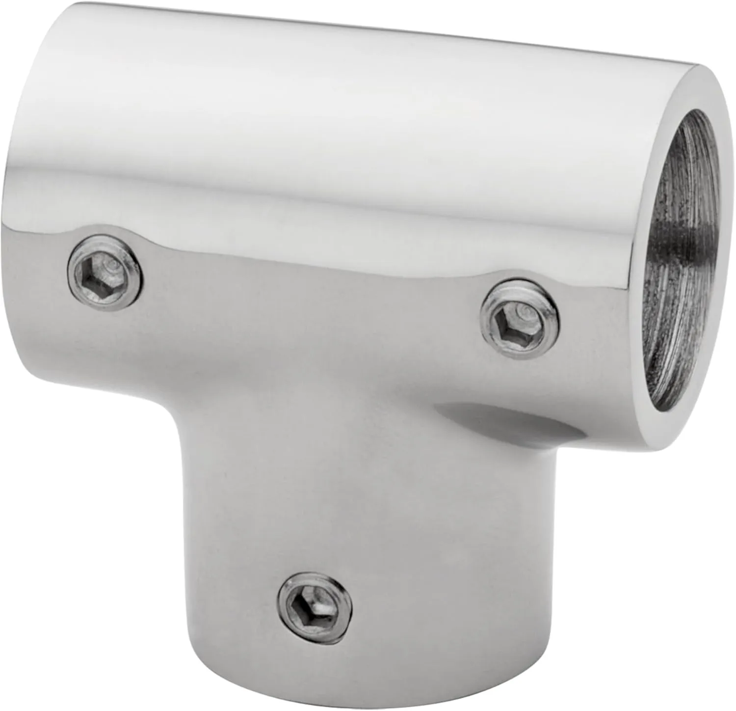 Whitecap 7/8 in 90° Stainless Steel Tee