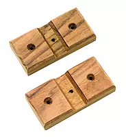 Whitecap 60609 Teak Fishing Rod Storage Rack Mounting Boards, Beige, 1 Count (Pack of 1)