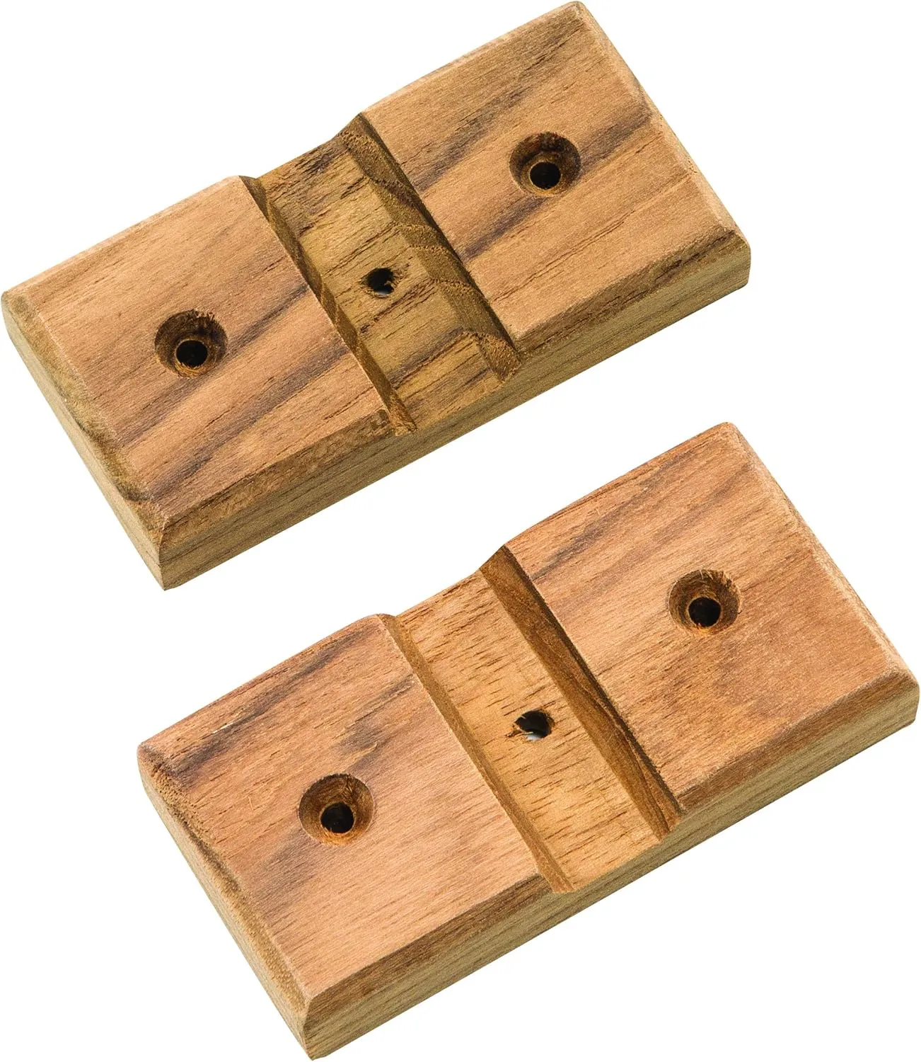 Whitecap 60609 Teak Fishing Rod Storage Rack Mounting Boards, Beige, 1 Count (Pack of 1)