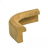 Whitecap 60837 Teak Edge Molding - Outside Corner