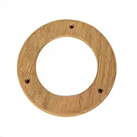 Whitecap Teak Trim Ring - 4" Inner Diameter Opening