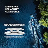 Whitecap Industries Hardware 6744 Stainless Steel Folding Cleat, 4-9/16"