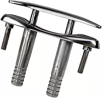 Whitecap Bluewater 6" E-Z Push Up Stainless Steel Cleat