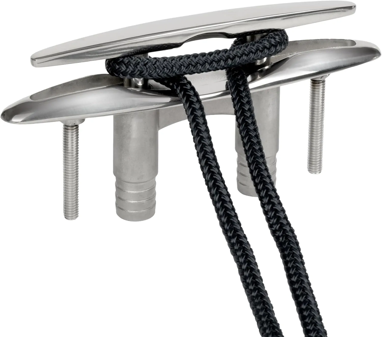 Whitecap 6710CBLUE Stainless Steel E-Z Pull Up Cleat - 8"