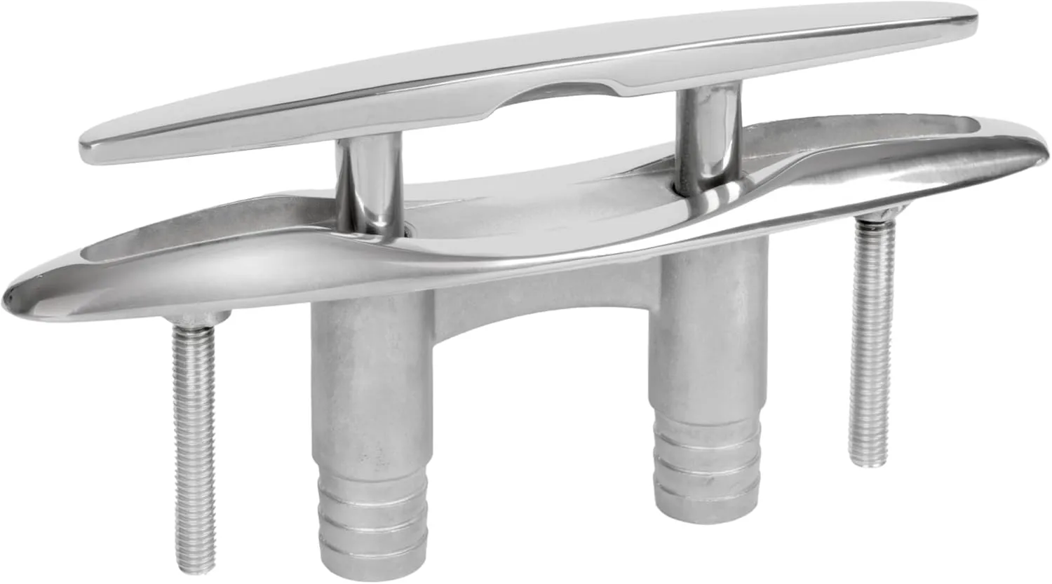 Whitecap 6710CBLUE Stainless Steel E-Z Pull Up Cleat - 8"