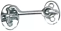 Whitecap Cabin Door Hook - CP/Brass - 3"