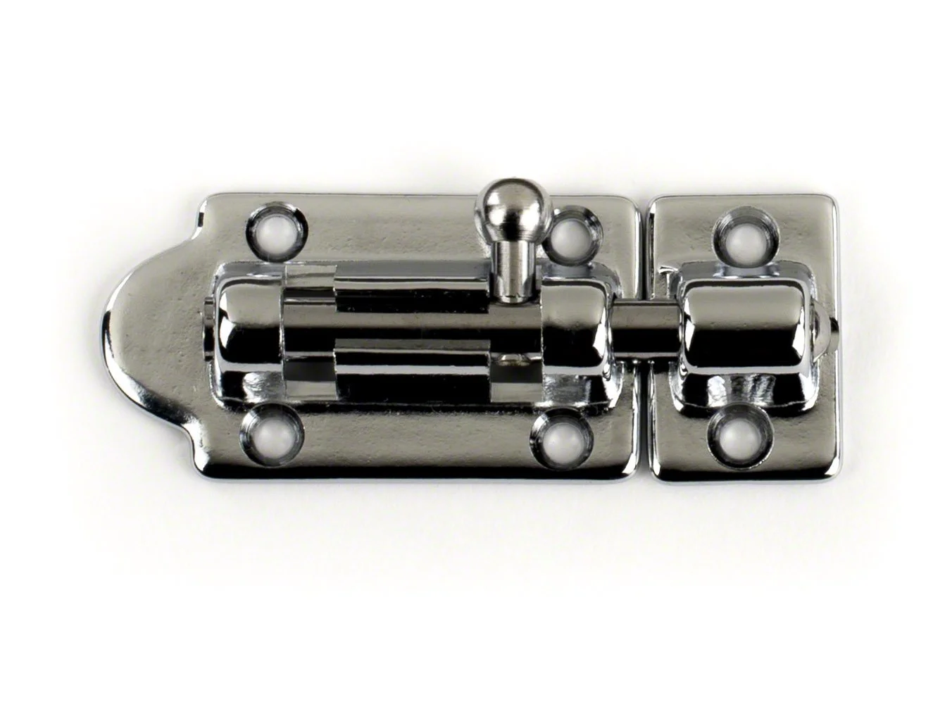 Whitecap Industries S-0585C Chrome Plated Brass Barrel Bolt, 2-1/2-Inch
