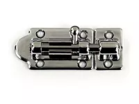 Whitecap Industries S-0585C Chrome Plated Brass Barrel Bolt, 2-1/2-Inch