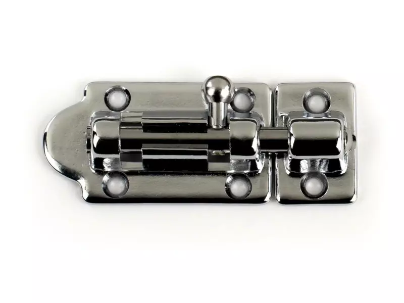 Whitecap Industries S-0585C Chrome Plated Brass Barrel Bolt, 2-1/2-Inch