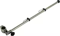 Whitecap Clamp-On Flag Pole - 1/2" Diameter Stainless Steel Clamp & Pole