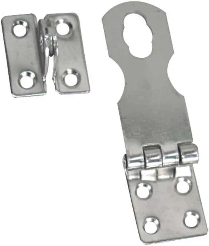 Whitecap Swivel Safety Hasp - CP/Brass - 1" x 3"
