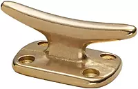 Whitecap Fender Cleat - Polished Brass - 2"