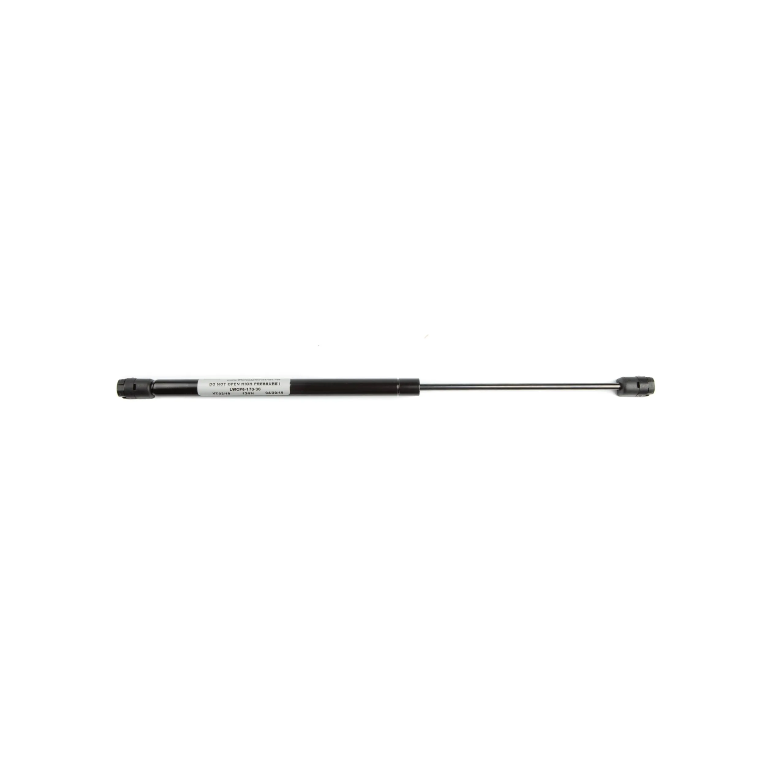 Whitecap G-3340C Black Nitrate Gas Spring - 9.5" to 15", 40 lbs.