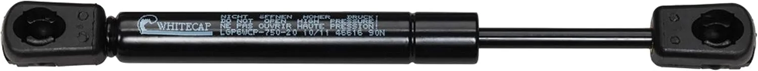 Whitecap G-3480C Black Nitrate Gas Spring - 12" to 20", 80 lbs.