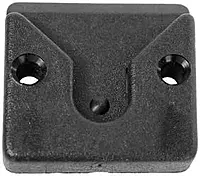 Whitecap Black Plastic Microphone Clip