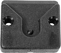 Whitecap Black Plastic Microphone Clip