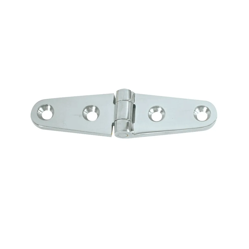 Whitecap 3428BP Angled Nylon Deck Hinge - Black, Pair