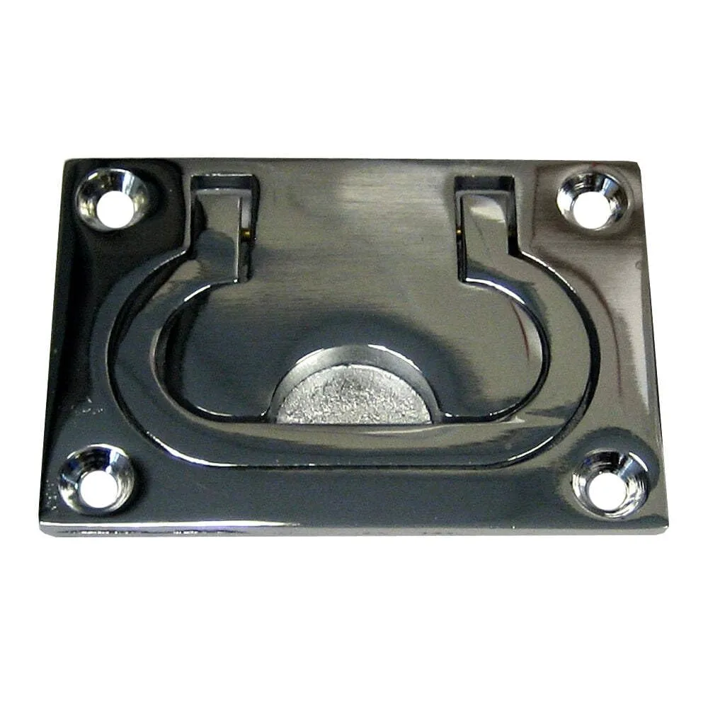 Whitecap 3364BC Nylon Flush Pull - 3-11/16", Black