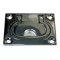 Whitecap 3364BC Nylon Flush Pull - 3-11/16", Black
