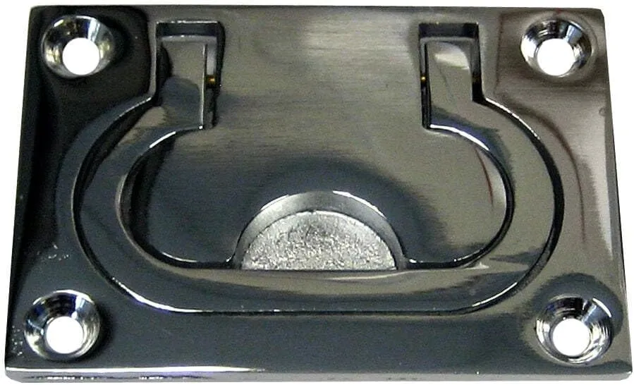 Whitecap 3364BC Nylon Flush Pull - 3-11/16", Black
