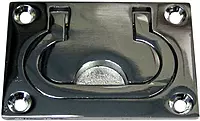 Whitecap 3364BC Nylon Flush Pull - 3-11/16", Black